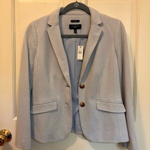 Talbots Women's Soft Blue Aberdeen Blazer/Suit Jacket